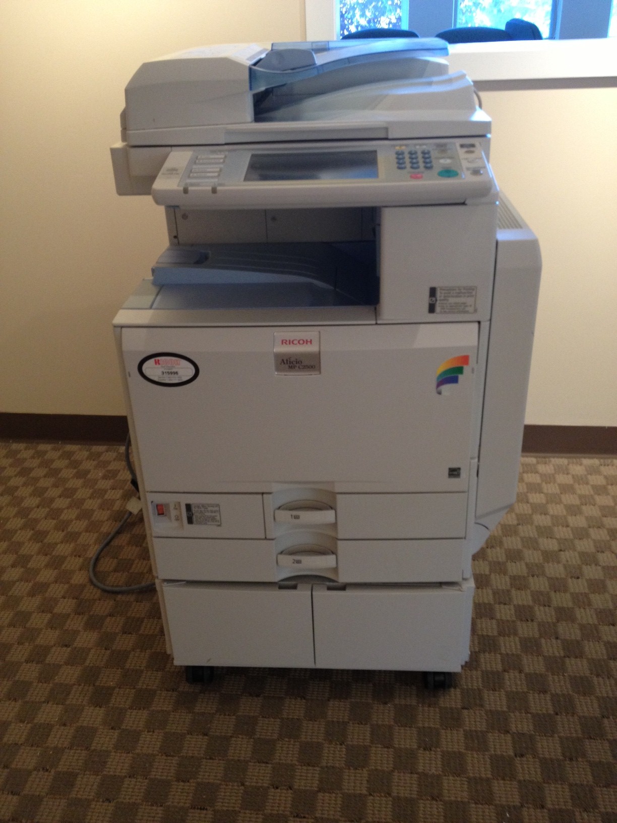 Ricoh copier Aficio MP C2500..